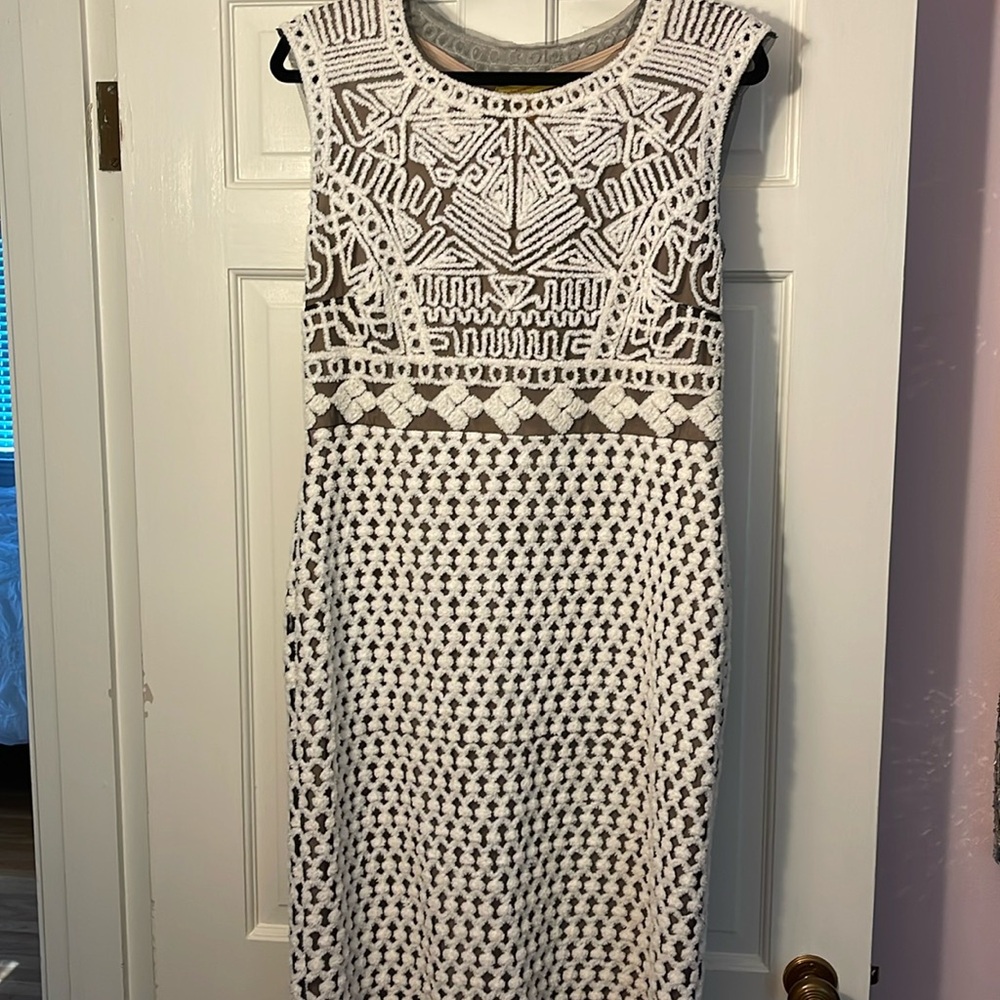 NWT Catherine Malandrino dress with mesh underlay